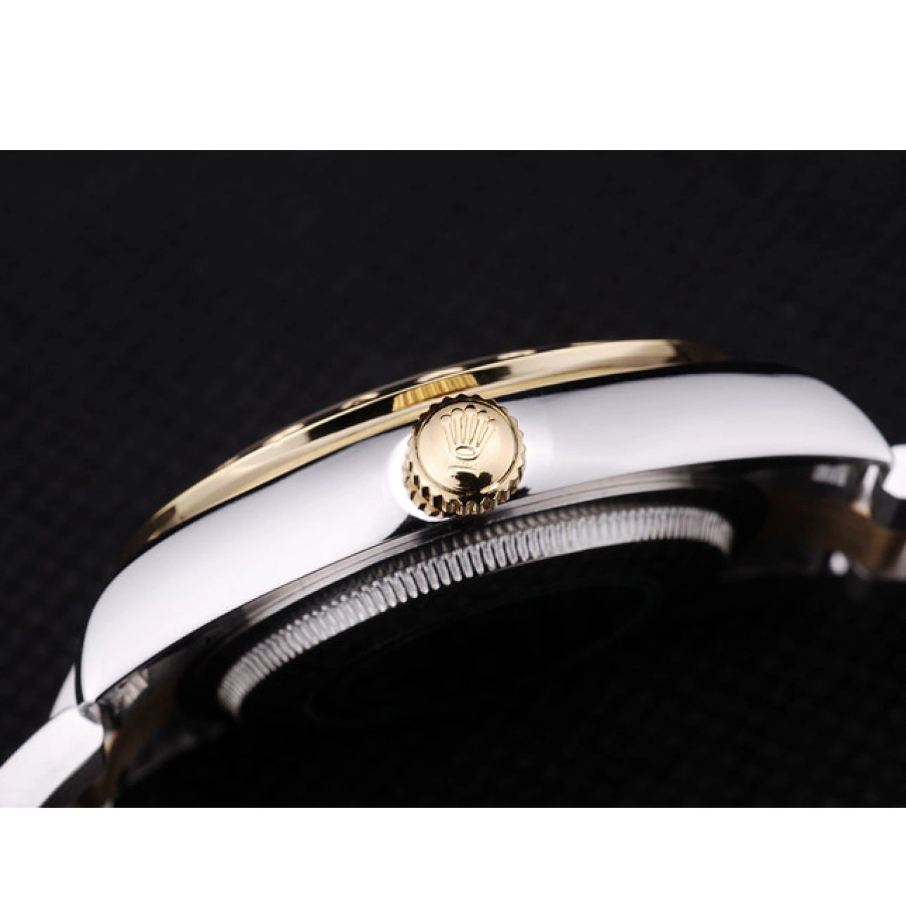 Aaa replica watch Dial Rolex Diamond Bezel Datejust 7464 White 0727